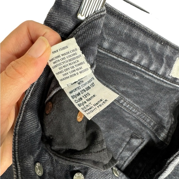 Trave | Berit Relaxed Straight Cuffed Jeans in Night Fever 26 - Picture 9 of 13